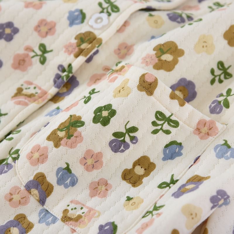 Dogini - Pyjamashirt met patroon