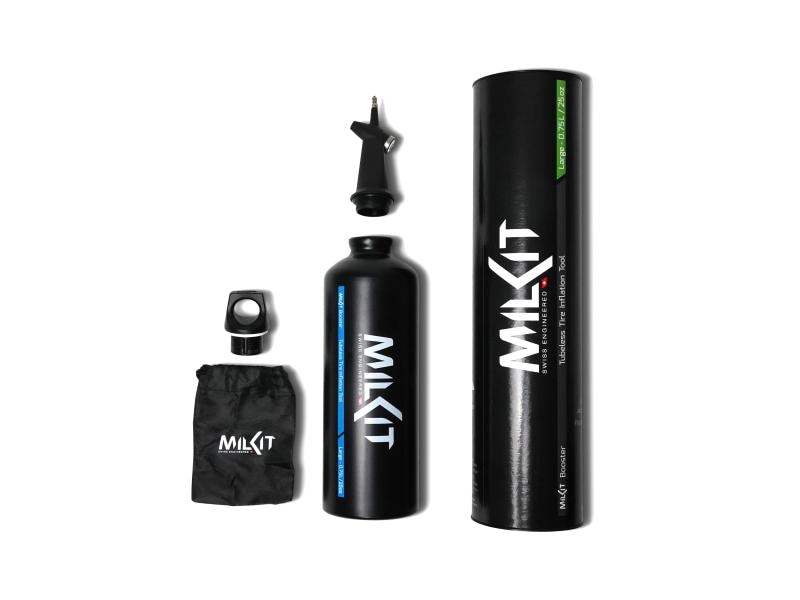 milKit Aufpumphilfe Water Bottle Large 0.75 l Handpumpe