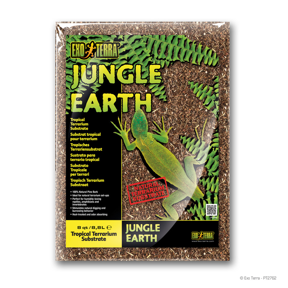 Substrat naturel jungle earth terrariums 4.4l