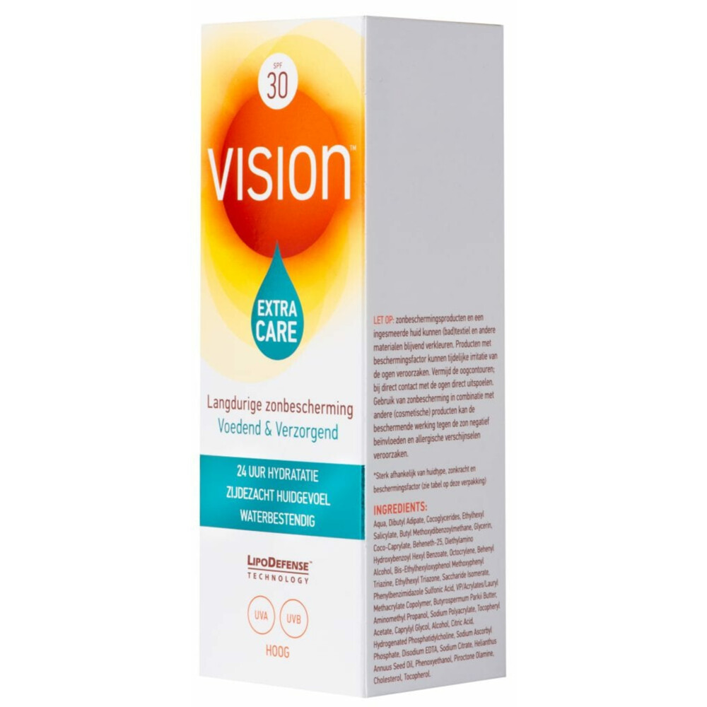 2x Vision Zonnebrand Crème Extra Care SPF 30185 ml