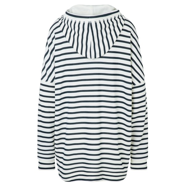 super.natural - Women's Feel Good Stripe Hibiskus Bio Hoodie - Sweat à capuche
