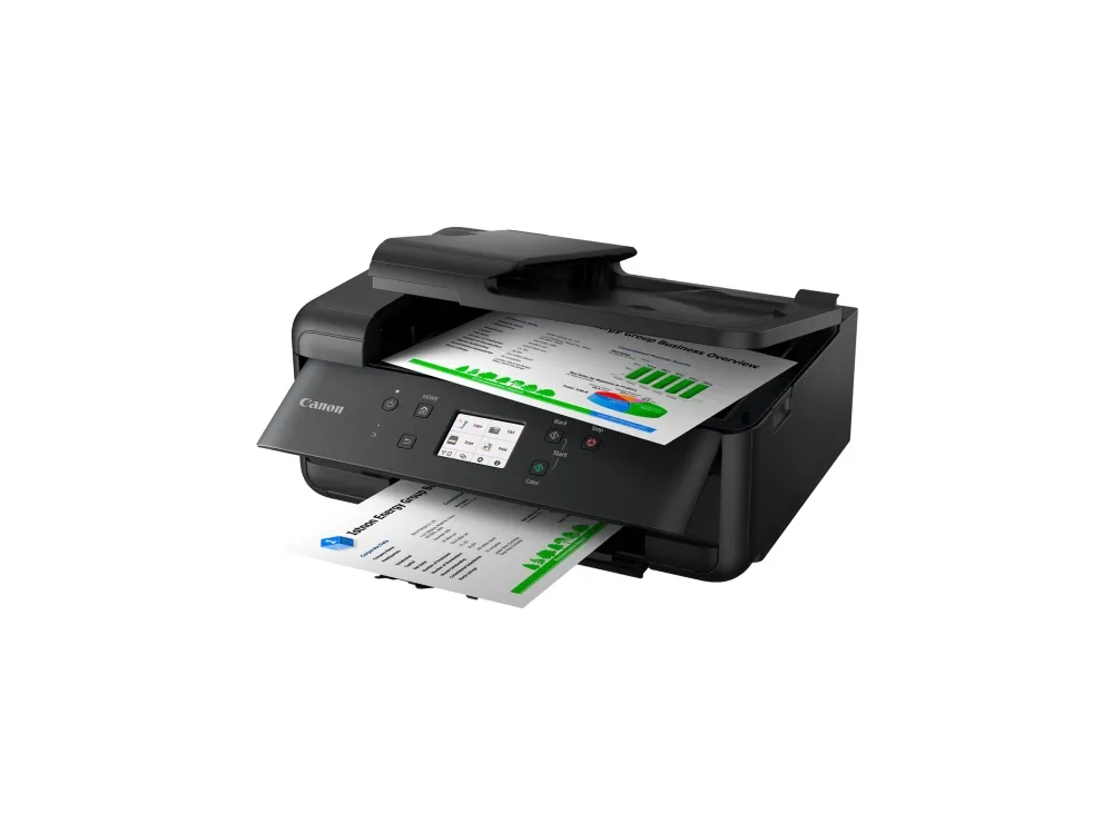 Canon PIXMA TR7650 - Multifunktionsprinter - farve - blækprinter - A4 (210 x 297 mm), Legal (216 x 356 mm) (original) - A4/Legal (medie) - op til 15 ipm (udskriver) - 200 ark - 33.6 Kbps - Wi-Fi(n), USB 2.0
