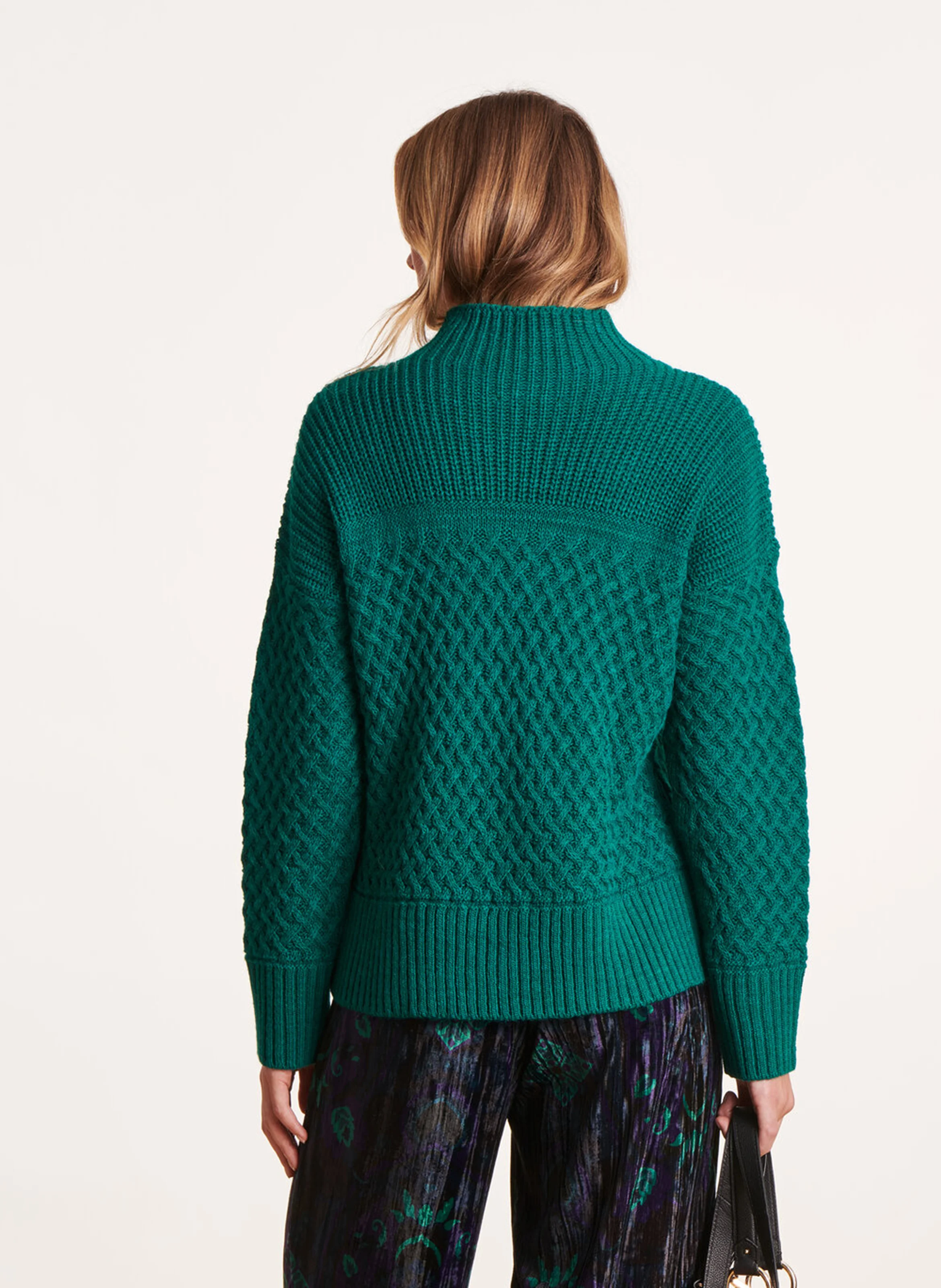 Pull col rond| Vert