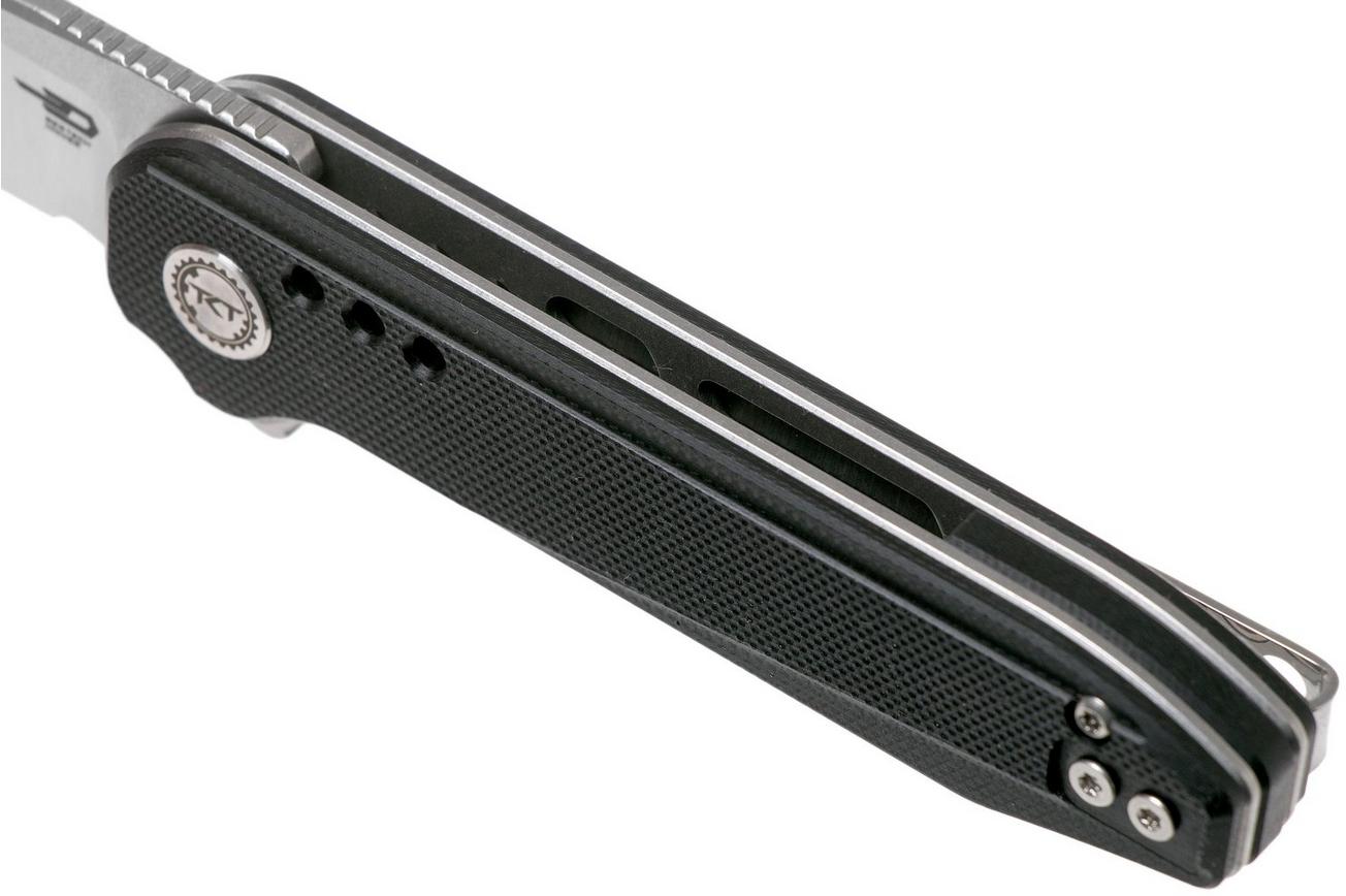 Bestech Syntax BG40A Black G10, Two Tone Satin zakmes, Todd Knife & Tool design