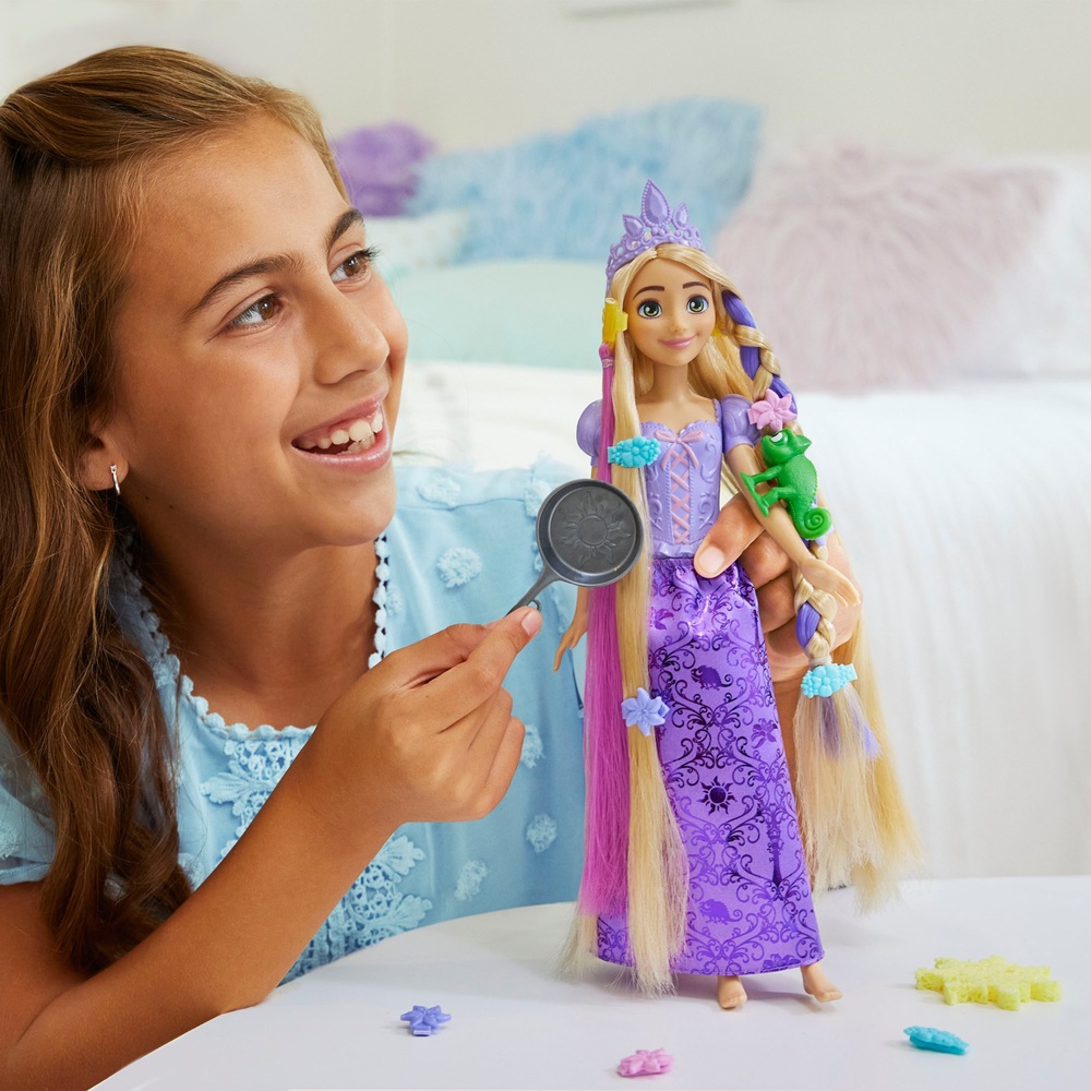 Prinzessin Rapunzel Märchenhaarpuppe und Zubehör