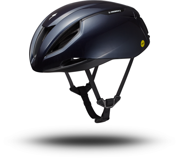 S-Works Evade 3 Cykelhjelm, Metallic Deep Marine