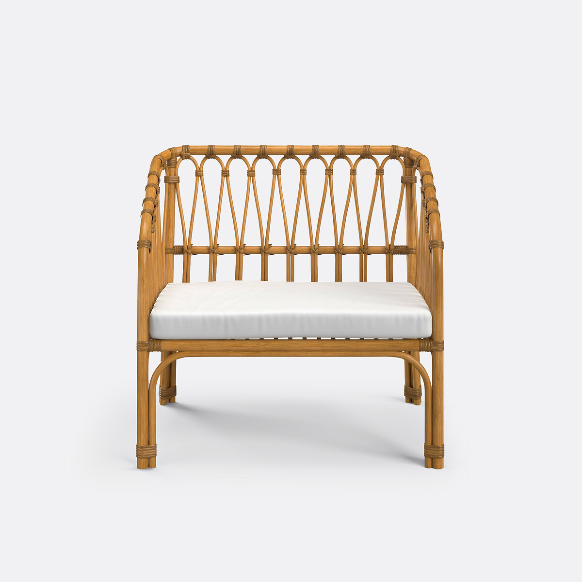 LA REDOUTE INTERIEURS<br>Banco infantil de vime vintage, Malu