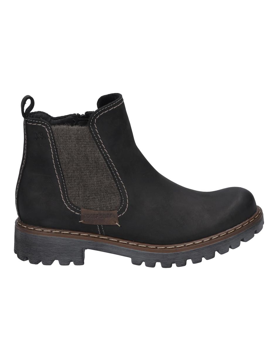 Stiefelette Marta 03, schwarz-kombi