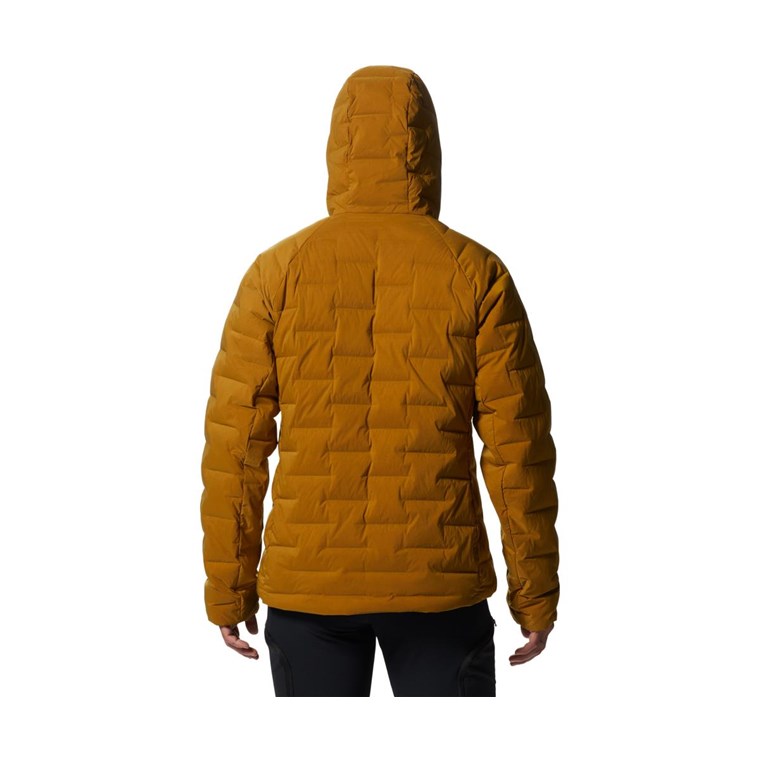 Mountain Hardwear Stretchdown Hoody Jacket Women Olive Gold