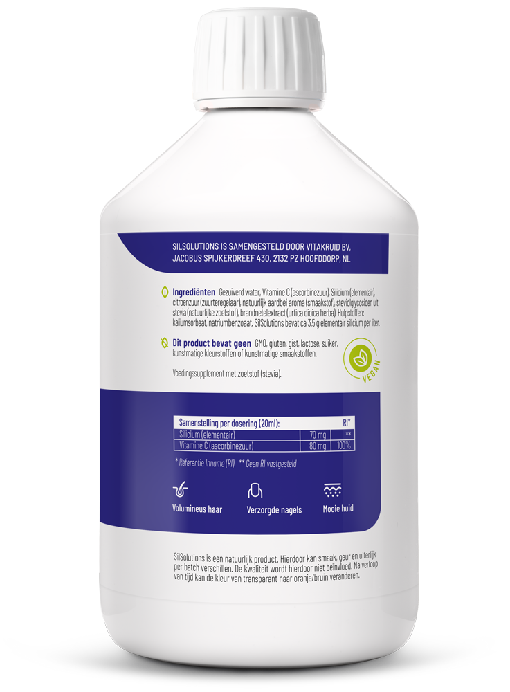 Vitakruid Silsolutions 500 – Aardbei (500 ml)