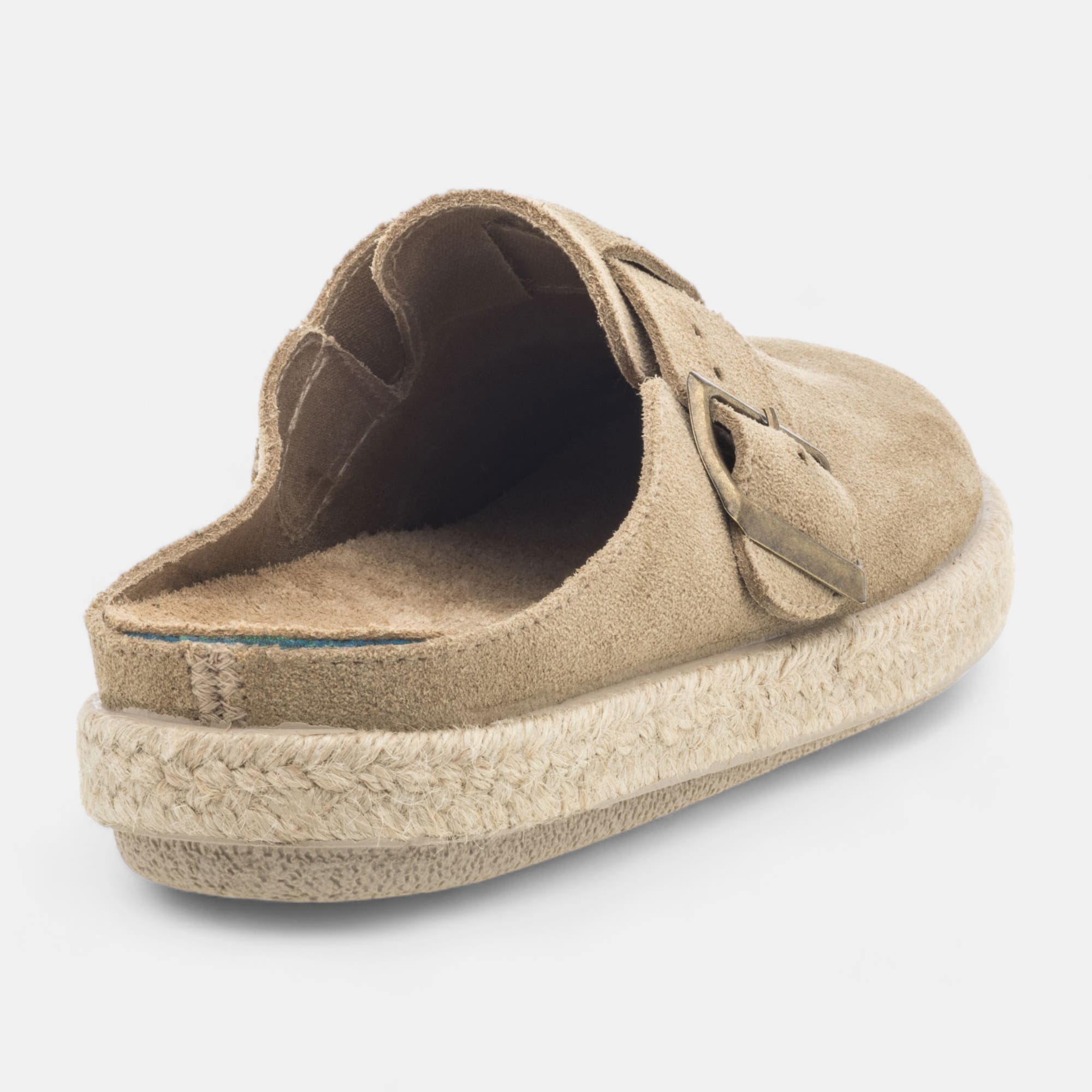 Mules Femme en cuir beige
