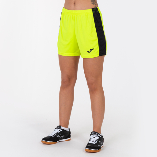 Joma Maxi Shorts Amarelo Fluorescente Preto