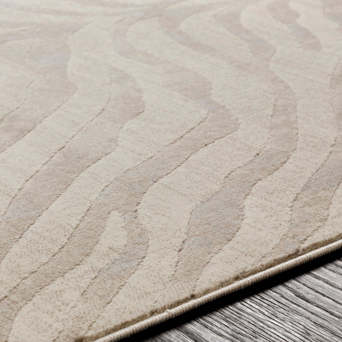 Boho vloerkleed, zebrapatroon, grijs/beige, 160x220 cm, CYBELE
