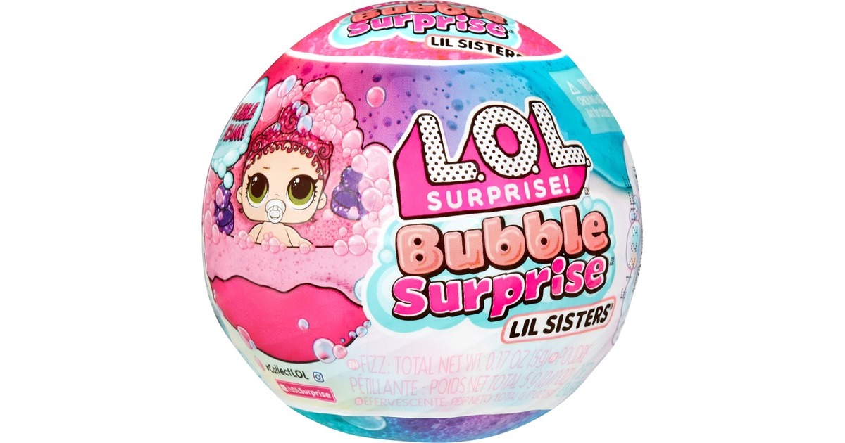 MGA EntertainmentL.O.L. Surprise! - Bubble Surprise Lil Sisters Speelfiguur  (Assortiment product)
