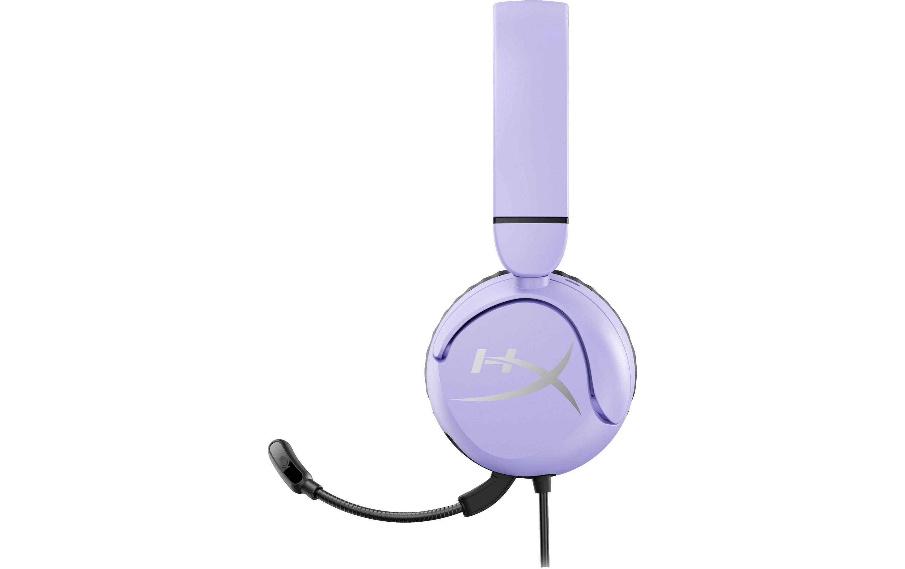 Headset Cloud Mini Lavendel/SchwarzKomfortables Kinder-Gaming-Headset für PC und Spielkonsolen