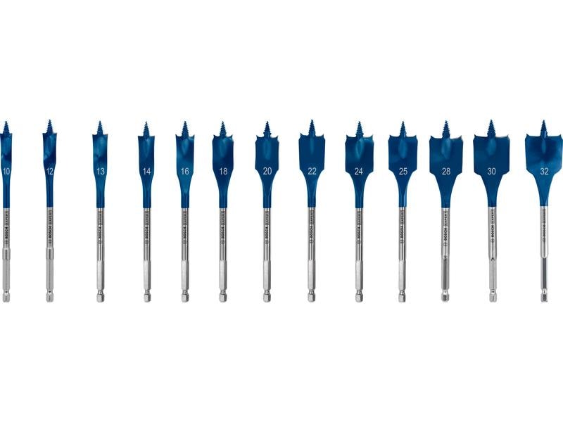 Bosch Professional Flachfräsbohrer-Set Expert Self Cut Spee Flachfräser-Bohrersätze für Bohrschrauber und Schlagbohrmaschinen