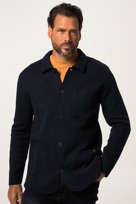 Strickjacke FLEXNAMIC®, Sakko-Optik, 3 Taschen