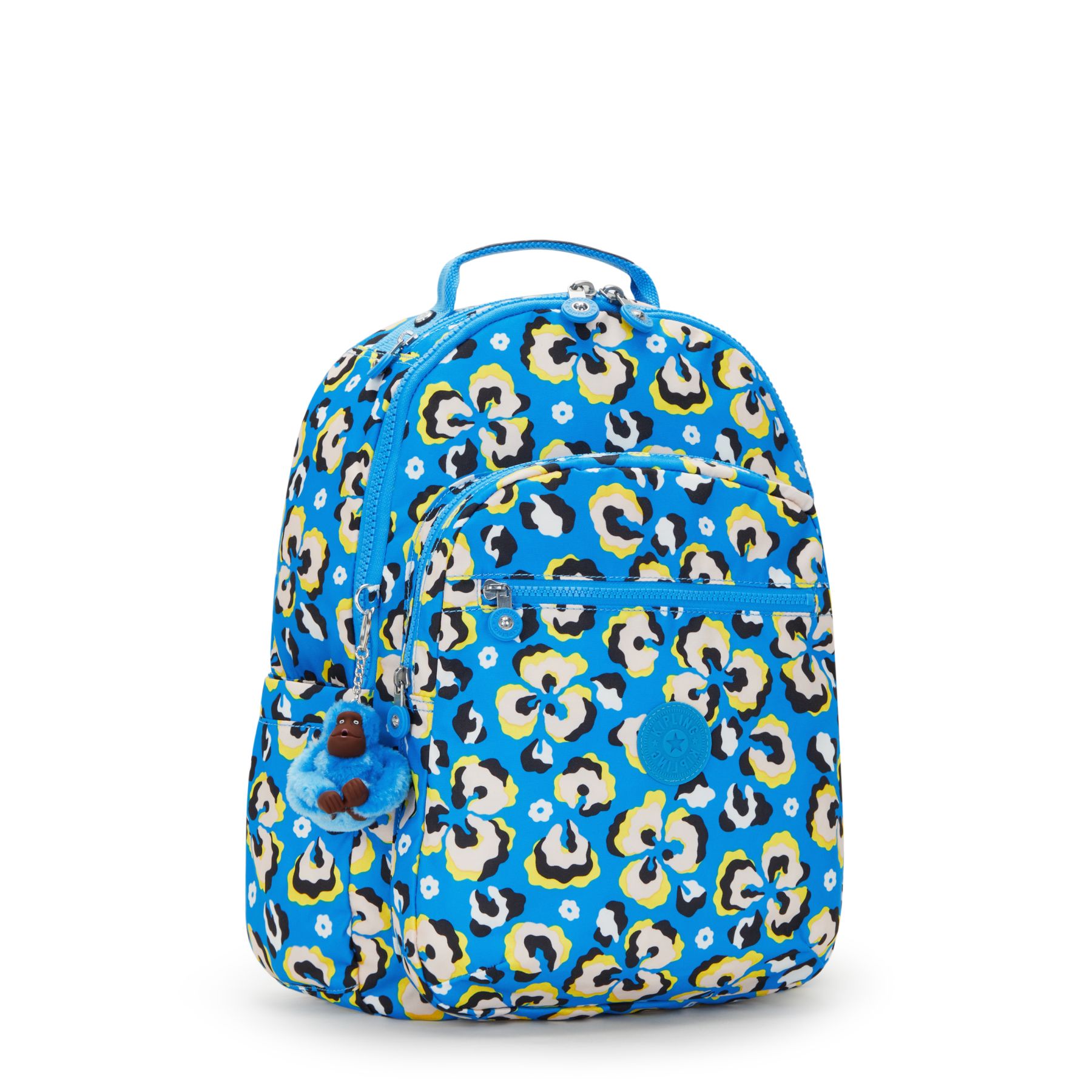 SEOUL Grand Sac à Dos Avec Protection Pour Ordinateur Portable - Leopard Floral