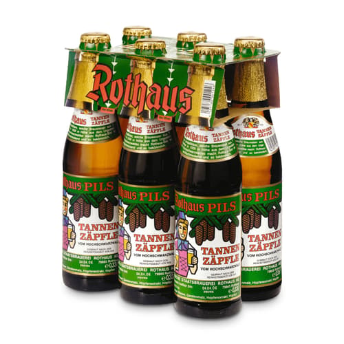 Rothaus Tannenzäpfle Pils 6x0,33 l (MEHRWEG)