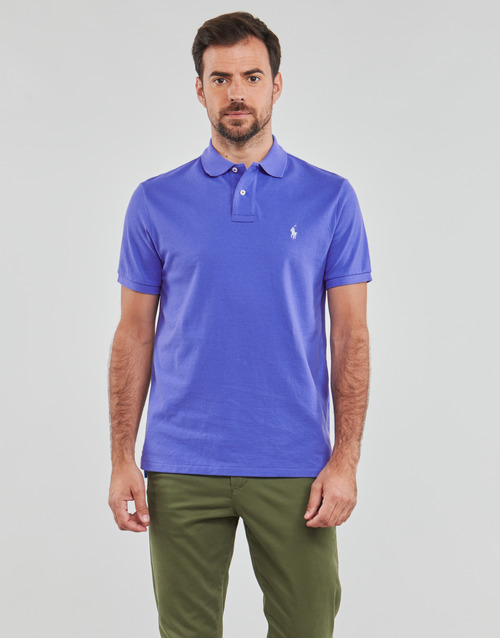Polo Ralph Lauren - POLO COUPE DROITE EN COTON BASIC MESH Azul