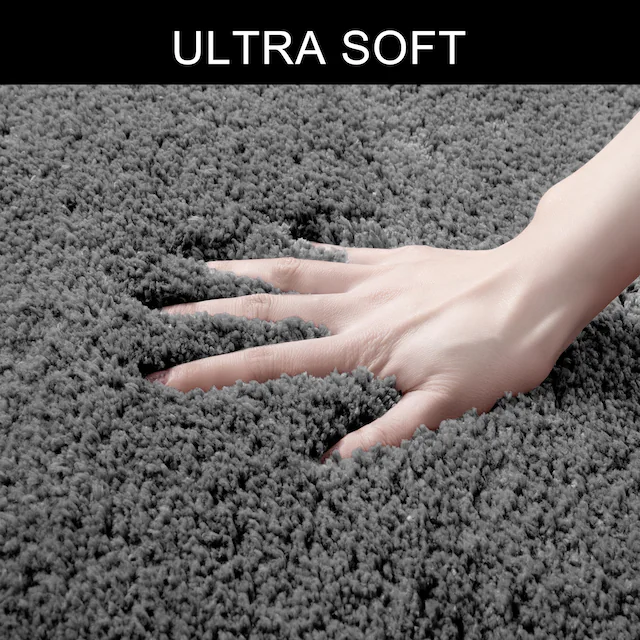 GOODproduct Badematte »Sanremo, Badvorleger, Badezimmer Teppich, sehr weich« Höhe 30 mm rutschhemmend beschichtet fussbodenheizungsgeeignet | schnell trocknend Badteppich, unifarben, rechteckig, rund & als 3-tlg. Set erhältlich