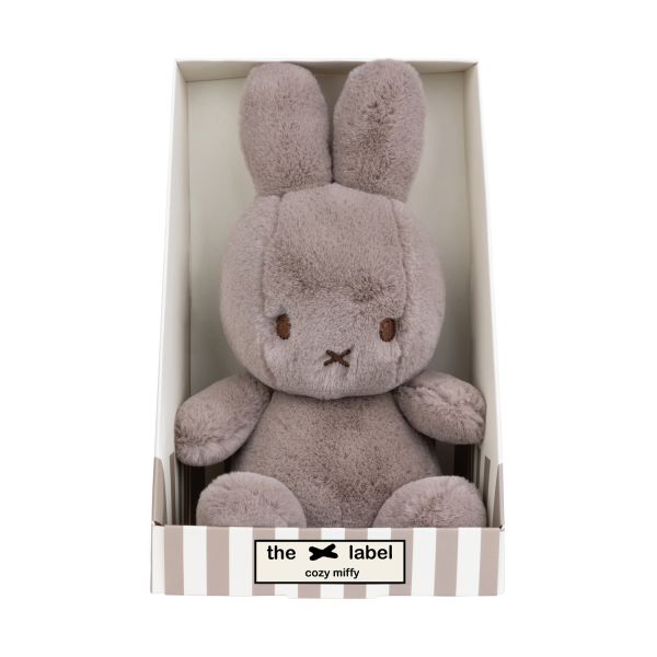 Nijntje Cozy Miffy Knuffel - Grey - 23 cm