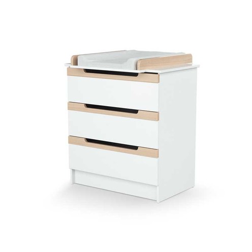 Chambre TRIO CARROUSEL Lit 70x140 Commode 3 tiroirs Armoire - AT4