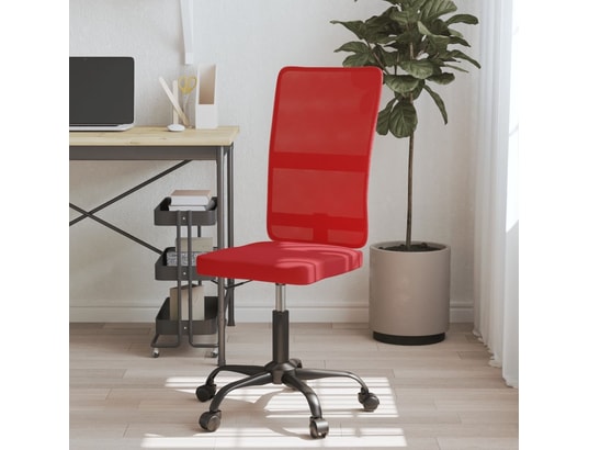 VIDAXL - Chaise de bureau bordeaux tissu en maille