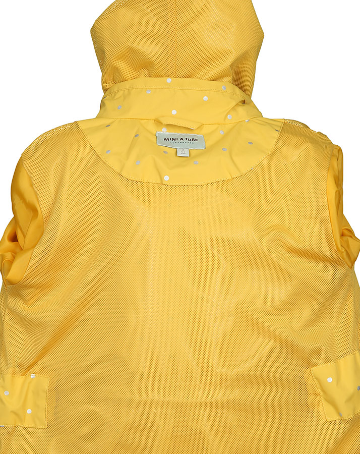 Sommerjacke MATANITHA gepunktet in bamboo yellow