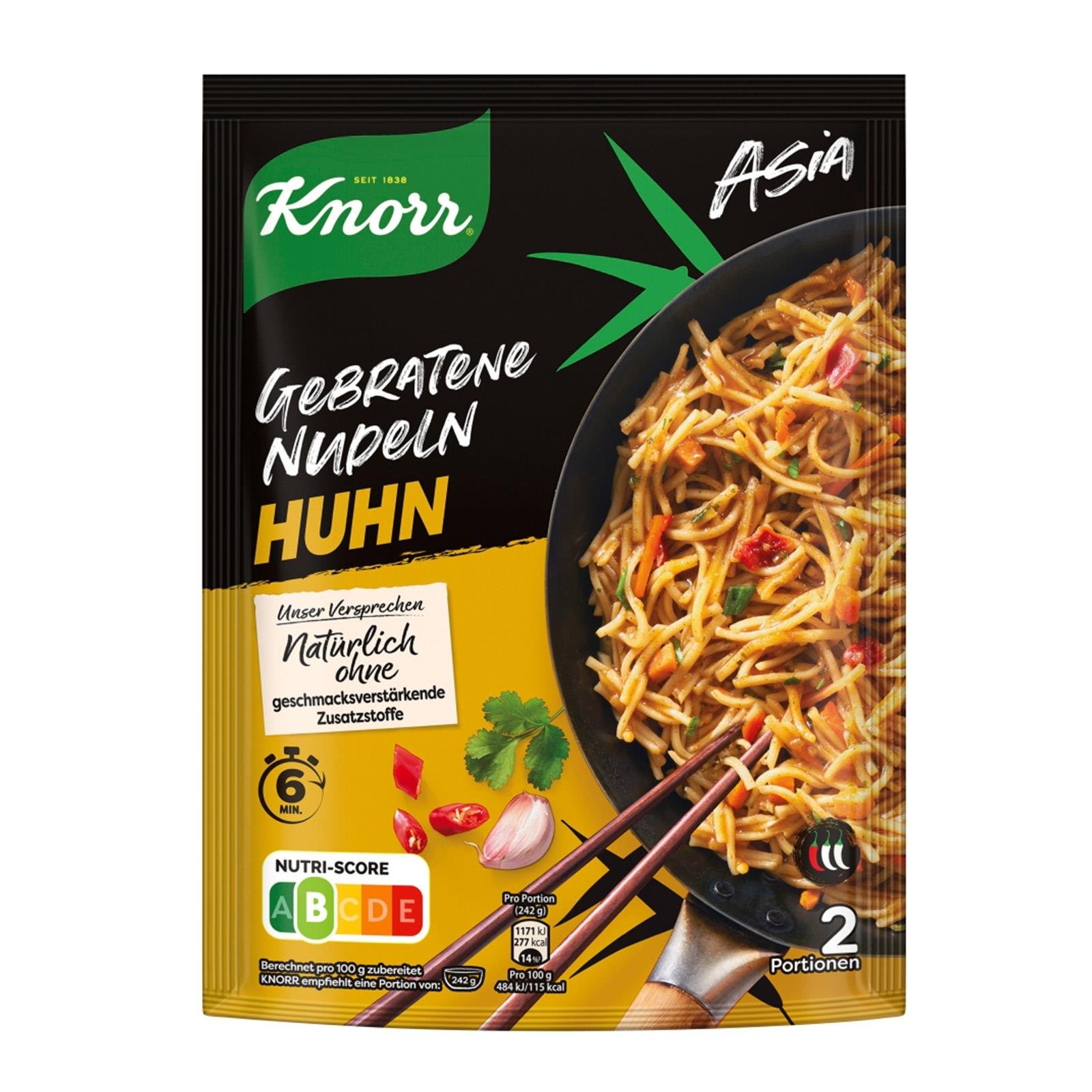 Knorr Asia Gebratene Nudeln Huhn