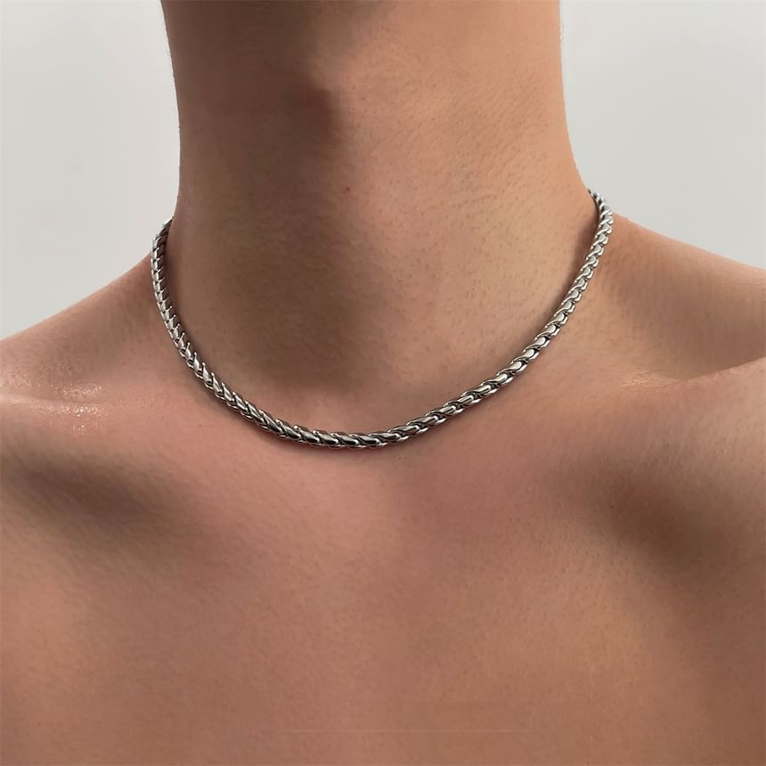 Lilafey - Choker van roestvrij staal (verschillende ontwerpen)