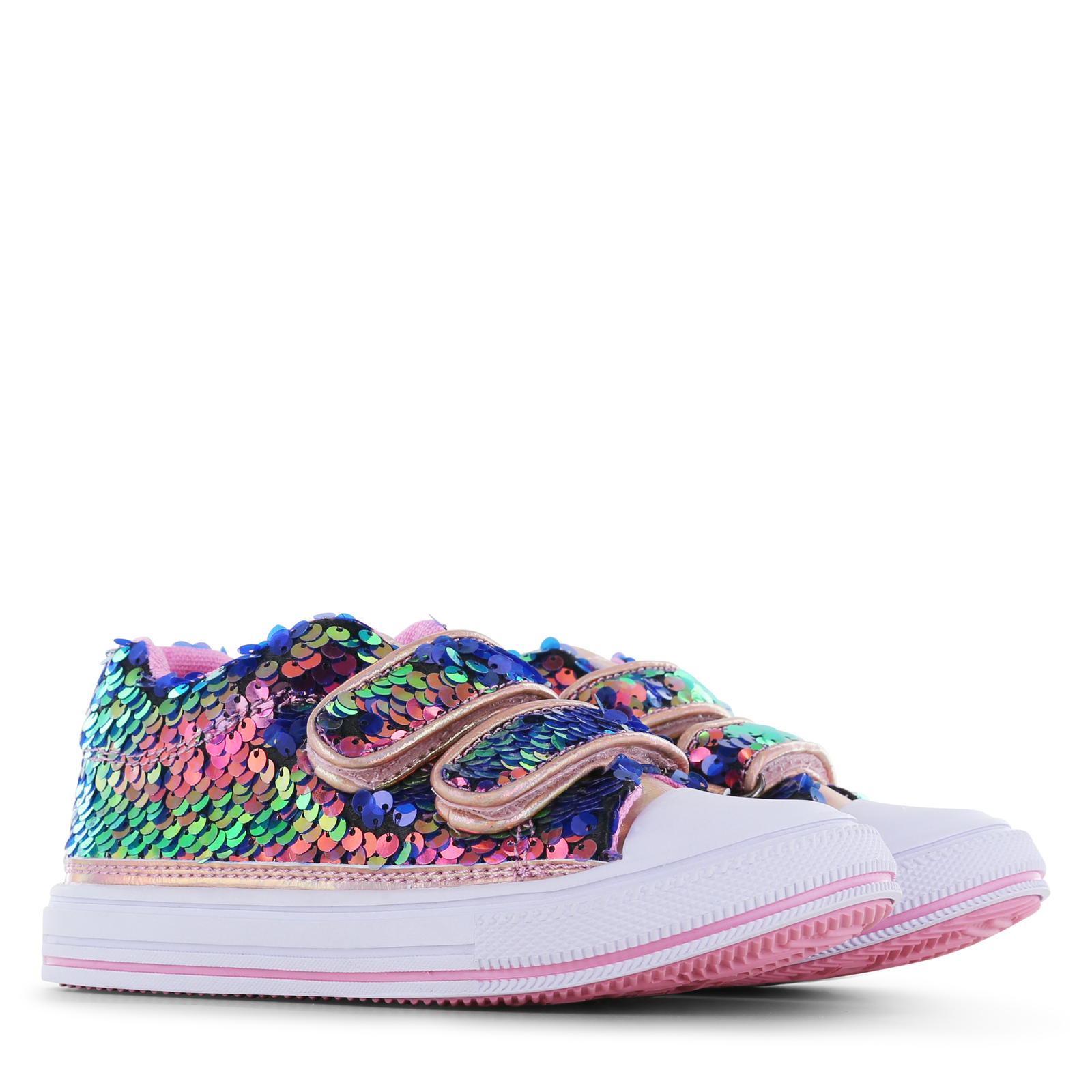 Go Banana’s klittenband sneaker – Mermaid Pailletten | Meisjes schoenen