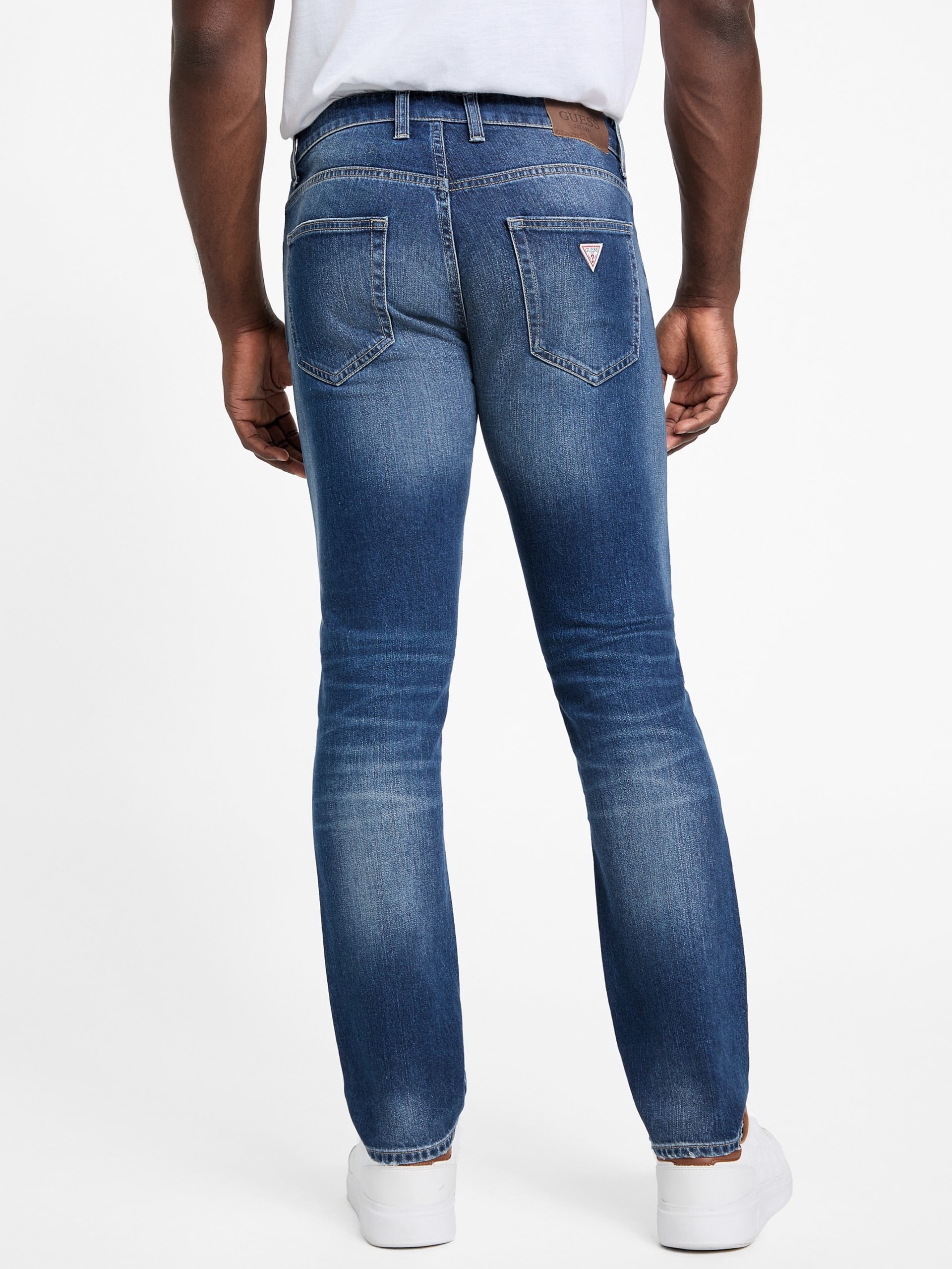 Calça jeans Eco Mateo de cintura média e corte regular
