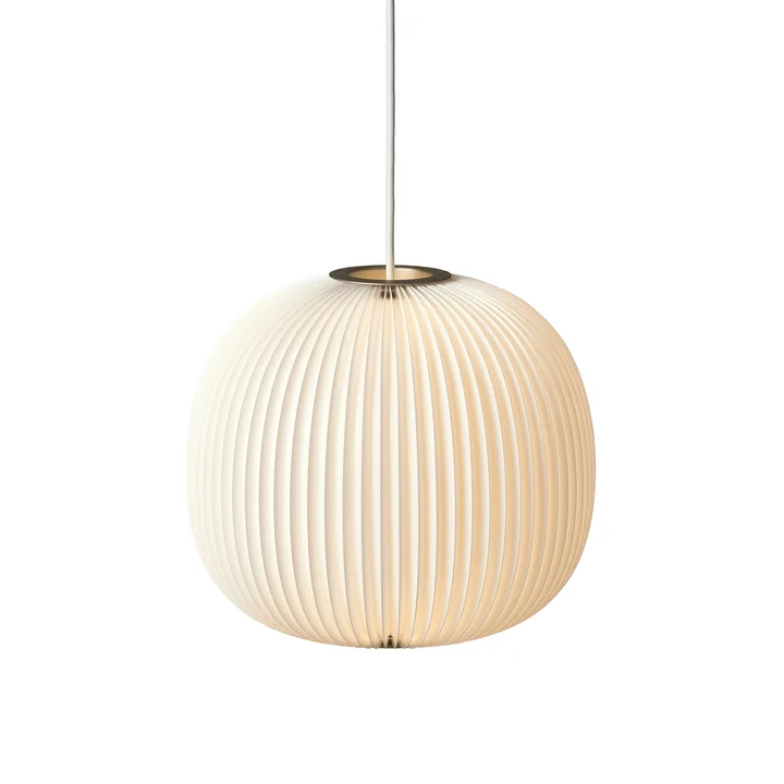 Le Klint - Lamella 3 Pendelleuchte, gold / weiss