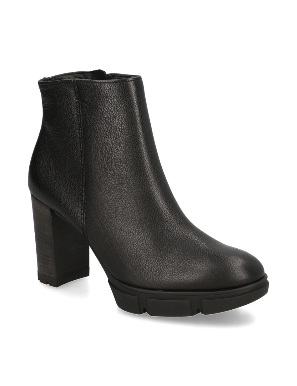 Glattleder Stiefelette
