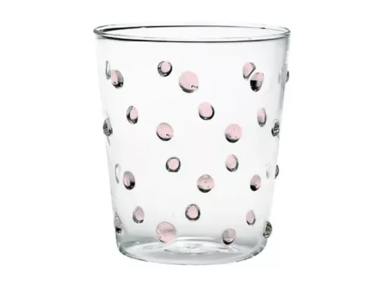 Zafferano Party Tumbler Verre Rose 45 Cl Set de 6 Pièces en Verre