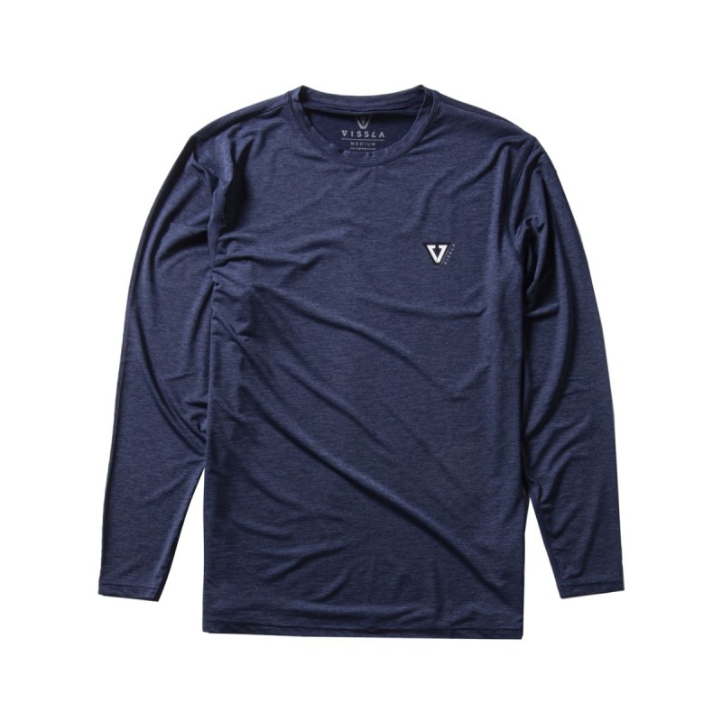 Lycra Manches Longues Vissla twisted Eco 2025 - Bleu Marine - The Corner Shop