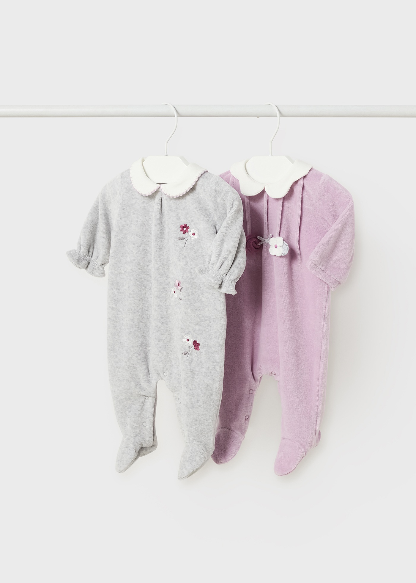 Conjunto de 2 pijamas de lã polar Better Cotton para recém-nascidos