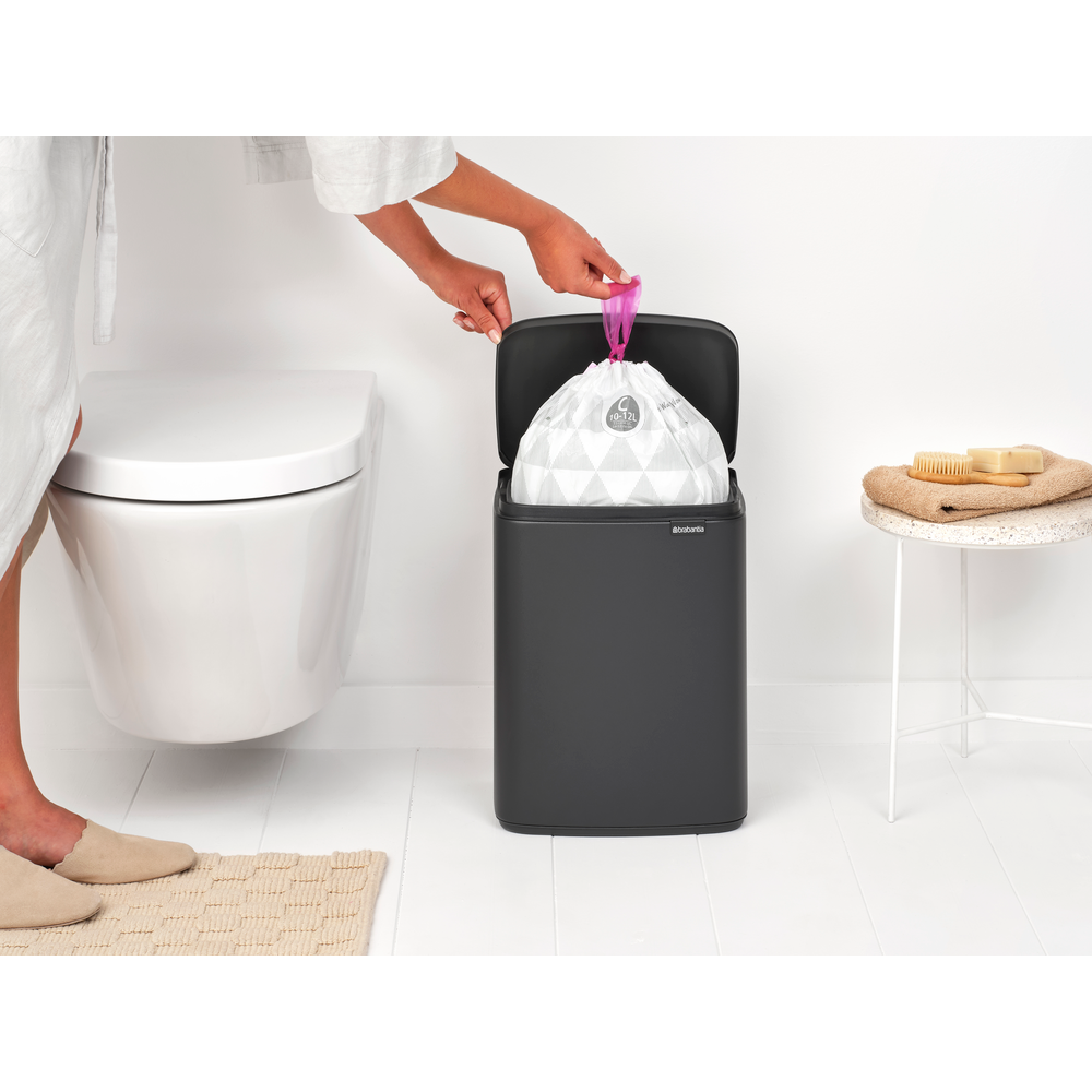 Brabantia Bo Prullenbak 12 L - Mineral Infinite Grey