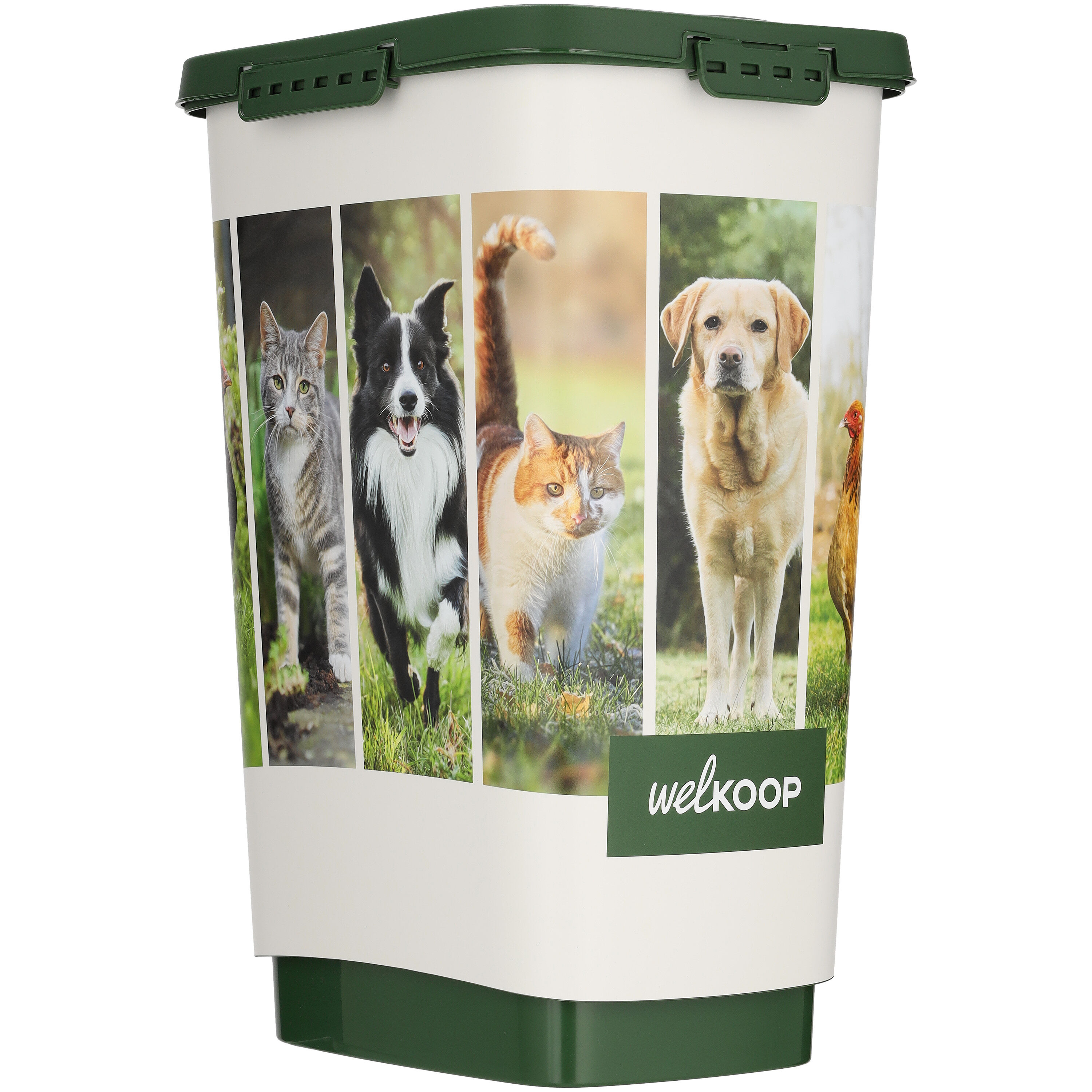 Welkoop - Voerton - 25 Liter - Wit Groen