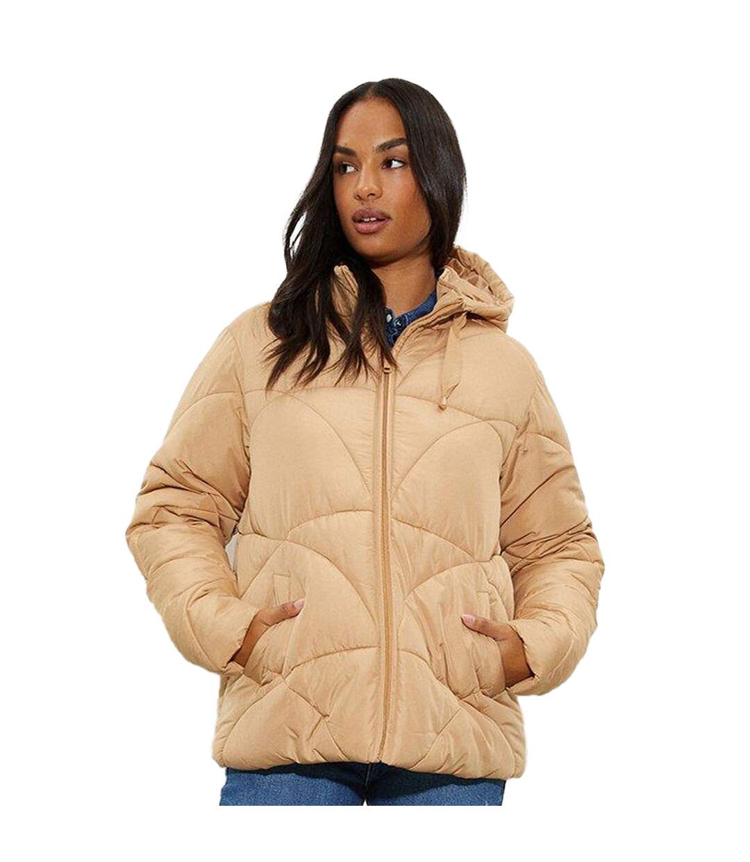 Dorothy Perkins - Doudoune matelassée - Femme (Brun-beige) - UTDP113