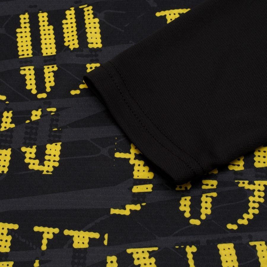 Dortmund Maillot d'Entraînement Avant-Match Fermeture Éclair 1/4 - Noir/Faster Yellow
