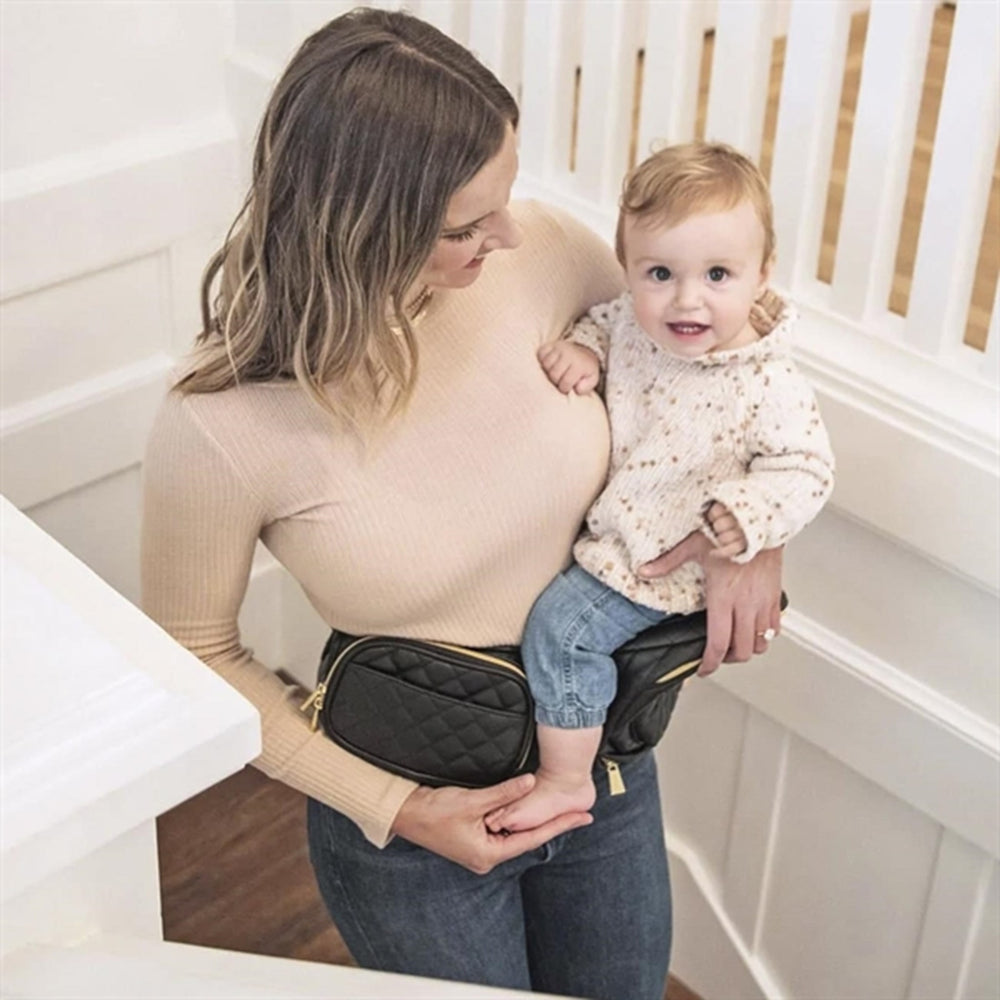 Køb Tushbaby V2 Hip Carrier Vegan Leather Black