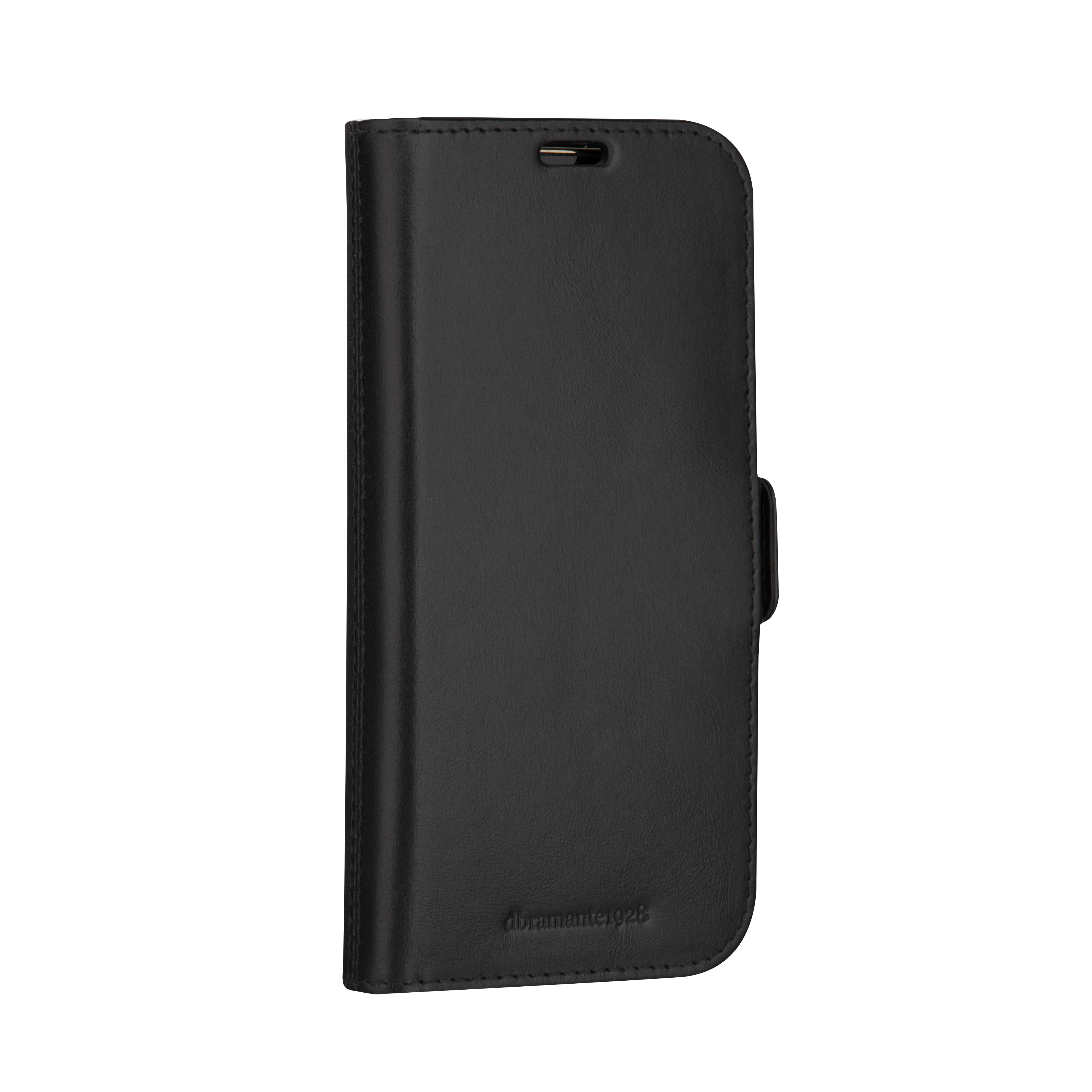 iPhone 15 Pro Echtleder Tasche mit RFID Schutz Copenhagen (CO61GTBL1858) - Schwarz