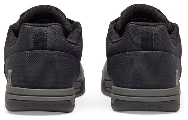 Chaussures Pédales Plates Fox Union Canvas Gris Foncé