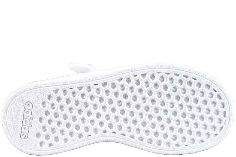 ADIDAS GRAND COURT 2.0 EL K FRITIDSSKO I HVIDT PU