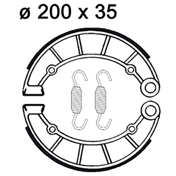 AP Racing - Machoires de frein LMS870