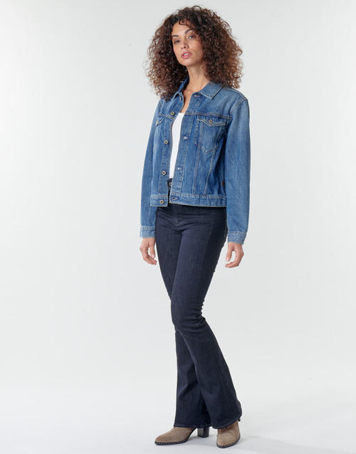 G-Star Raw - 3301 Straight Dnm Jkt Wmn - Faded shore