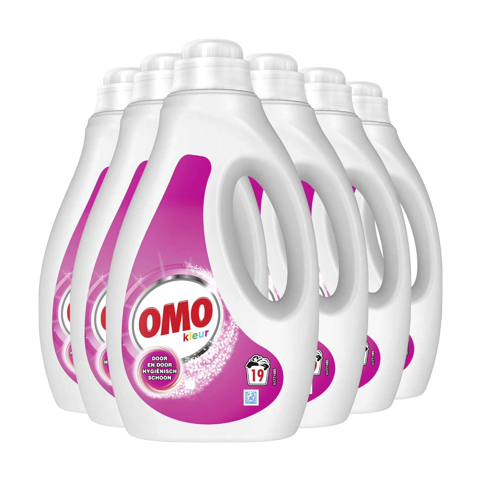 Omo vloeibaar wasmiddel Kleur - 6 x 19 wasbeurten - 114 wasbeurten
