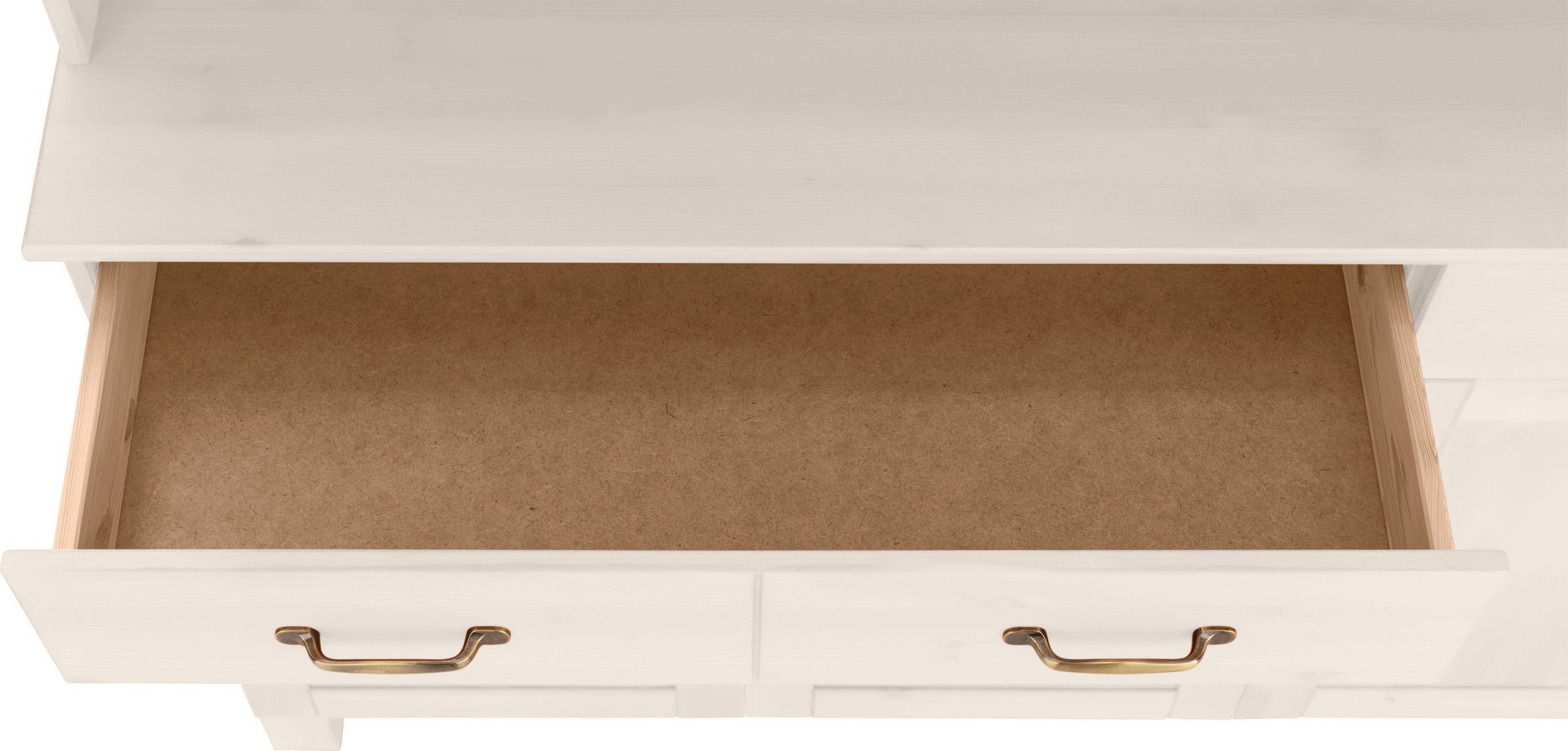 Home affaire Küchenbuffet »Alby« Breite 125 cm, 2 Glastüren, 2 Schubladen